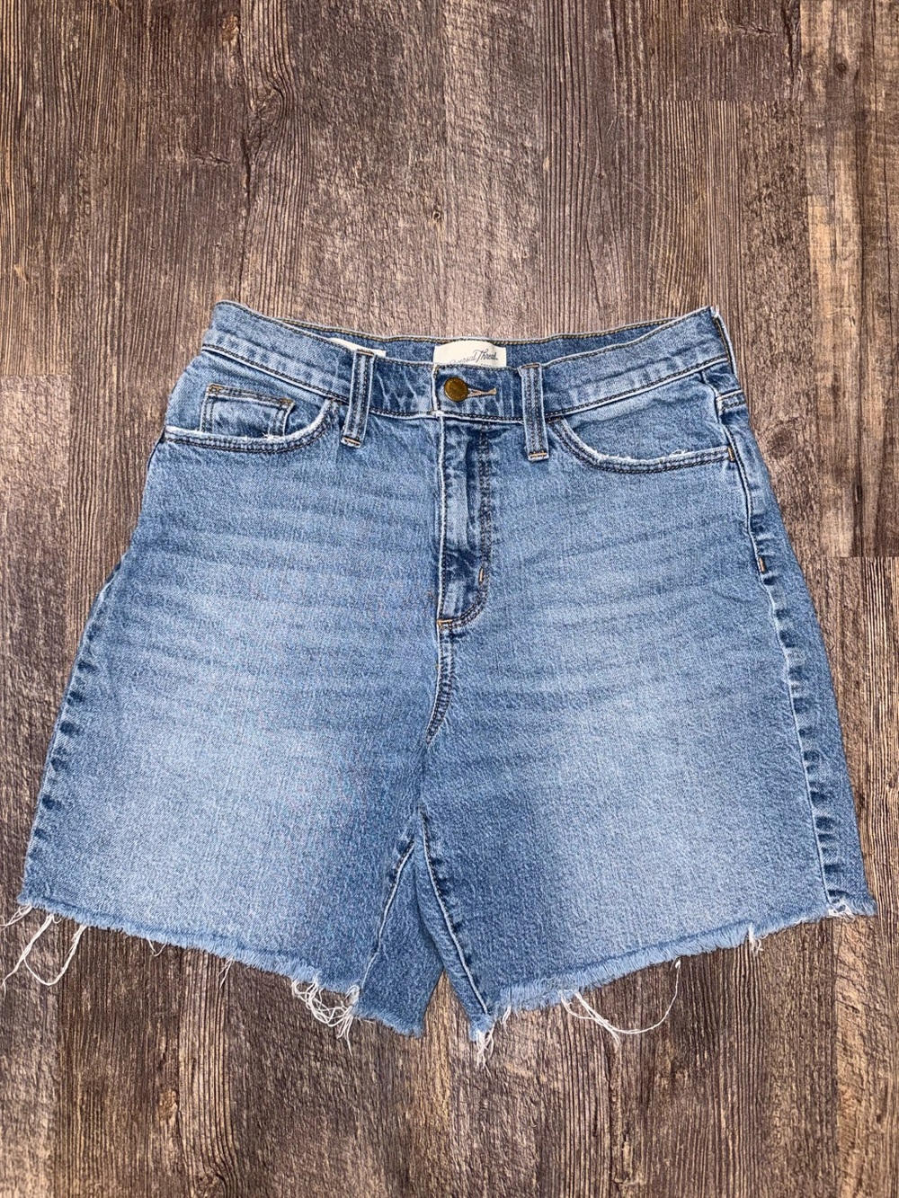 High Rise Vintage Straight Shorts
